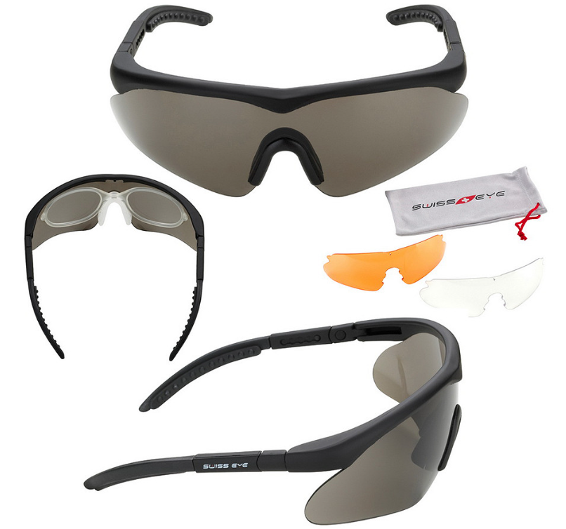 SwissEye bril Raptor zwart