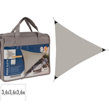 Schaduwdoek 3 hoek taupe 3.6 x 3.6 x 3.6