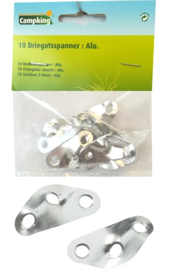 Scheerlijn spanners 3 gaats 10 stuks