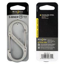 Nite Ize S-Biner Karabijnhaak Zilver #4