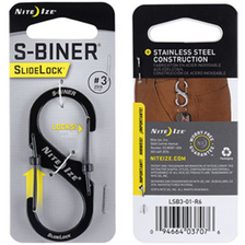 Nite Ize S-Biner Slidelock Karabijnhaak #3 RVS