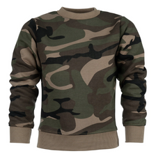 Kinder sweater Woodland camo