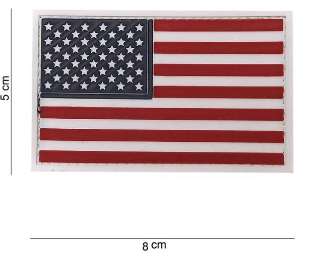 Embleem 3D PVC vlag USA 