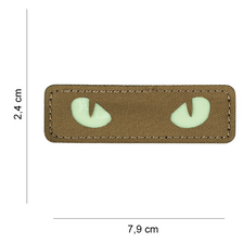 Laser Cut Embleem stof Cat Eyes Coyote glow in the dark