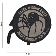 Embleem 3D PVC Black Widdow Eater 8 x 9 cm