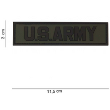 Embleem 3D PVC US Army donkergroen