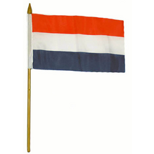 Vlagje voor op bureau Nederland