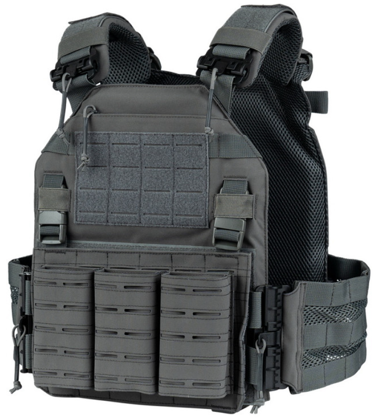 QR Plate Carrier Lasercut Wolf Grey