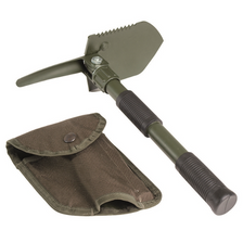 Mini klapschop met houweel groen