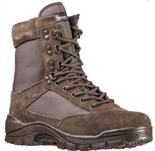Sniper boot met rits Mil-Tec bruin