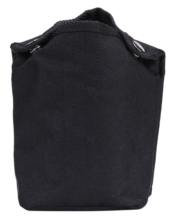 Veldfles hoesje zwart