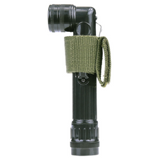 Hoeklamphouder met klittenband groen