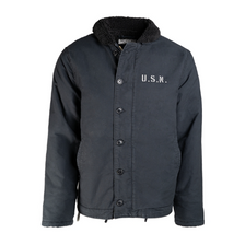 Deck Jacket US Navy blauw