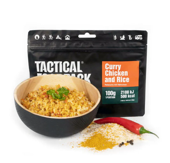 Tactical Foodpack - Curry Chicken and Rice 100g