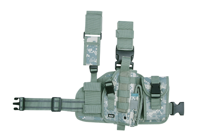 Been holster Molle rechts ACU