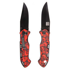 Mes Skull + clip zwart