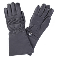 Motor handschoen zwart alleen L