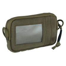 Riemtasje met ID-kaart vakje 13 x 9 x 2,5 cm groen