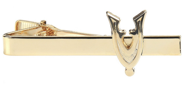 Dasspeld Veteranen goudkleurig