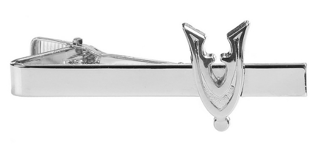 Dasspeld Veteranen zilverkleurig