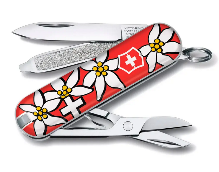 Classic SD Edelweiss Victorinox rood