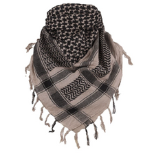 PLO sjaal KL zwart/desert