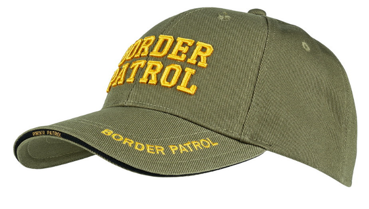 Baseball cap Border Patrol groen