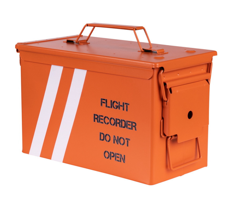 Munitiekist .50 Flight Recorder oranje