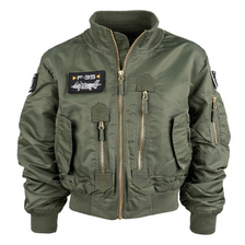 Kinder F-35 Flight Jacket groen