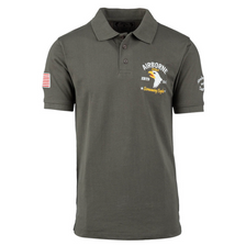 Polo 101st Airborne 'screaming eagles' groen