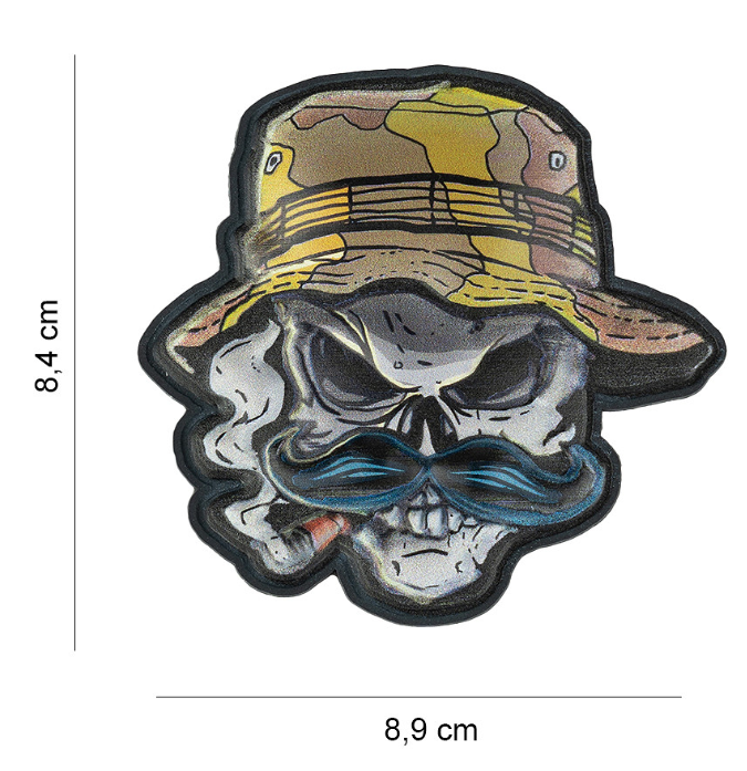 Embleem 3D UV Skull Bush Ranger