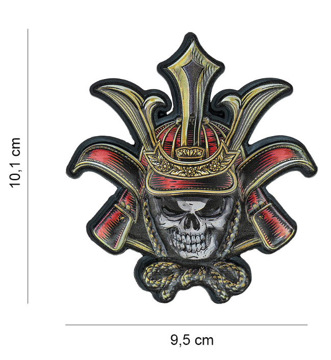 Embleem 3D UV Skull Samurai