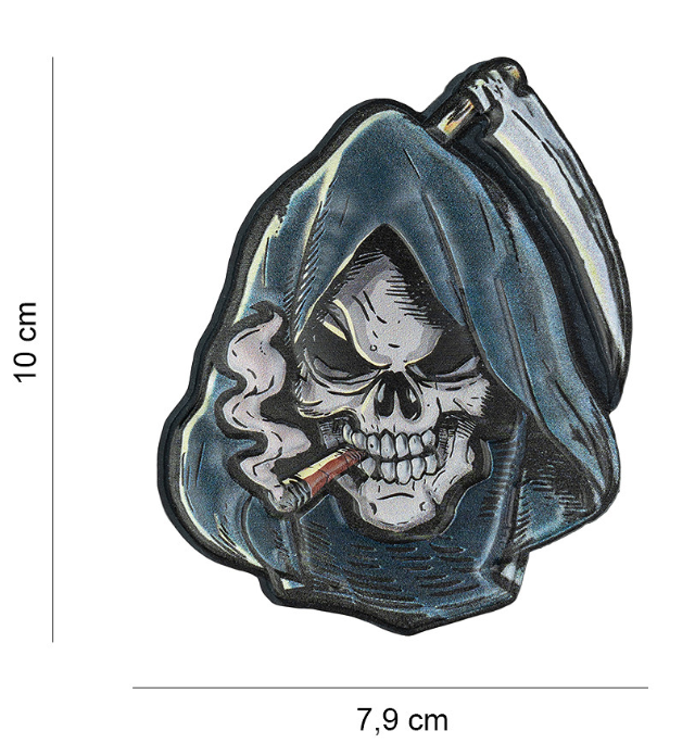 Embleem 3D UV Skull Grim Reaper