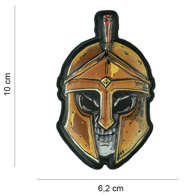 Embleem 3D UV Skull Spartaan