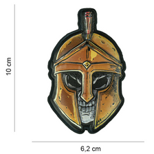 Embleem 3D UV Skull Spartaan