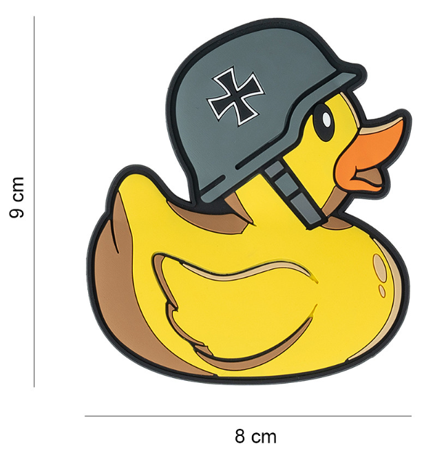 Embleem 3D PVC German Duck