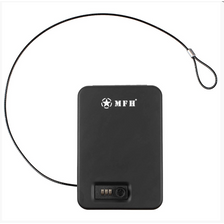 Kluisje met cijferslot zwart