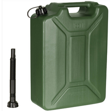 Jerrycan met tuit 20 liter groen