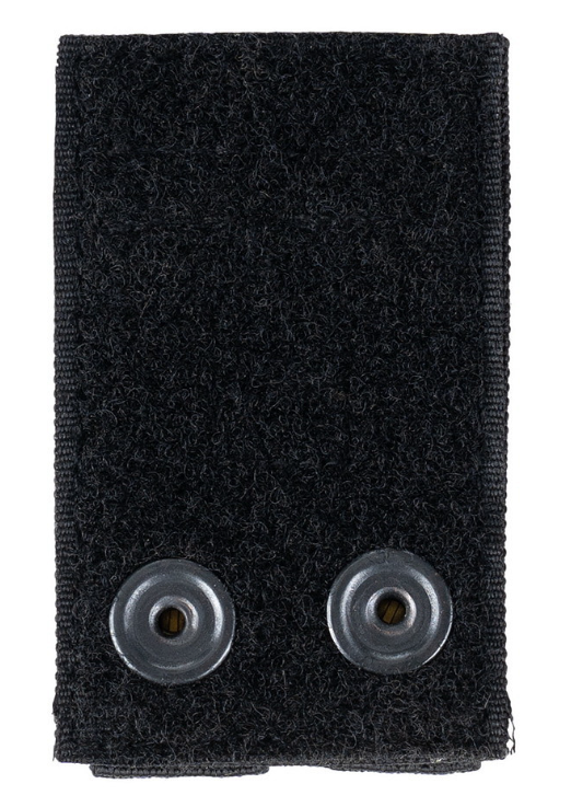 MOLLE embleem adapter klittenband zwart