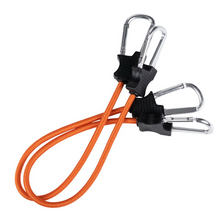 Span elastiek met karabijnhaken 60 cm oranje