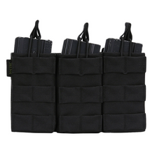 Opbouwtas magazijn M4 3x open zwart