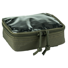 Opbergtasje transparant Hexagon klein groen