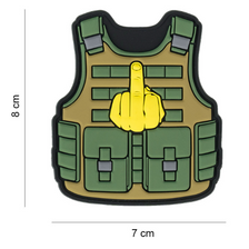 Embleem 3D PVC Tactical vest Fuck you