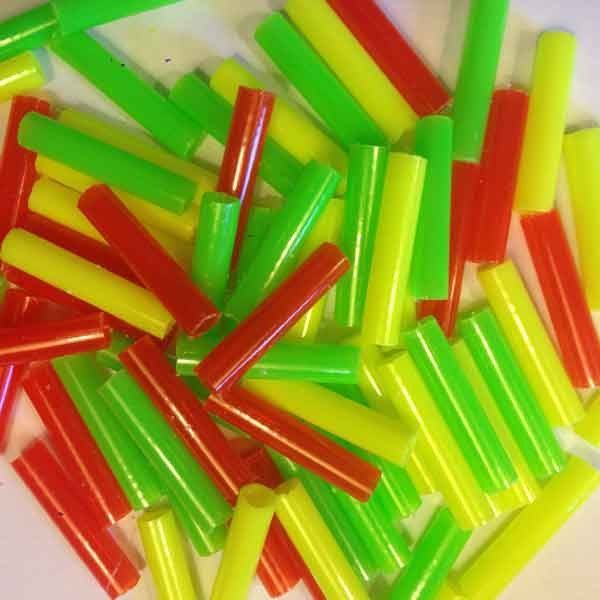 Schiet pijpjes plastic 100 stuks