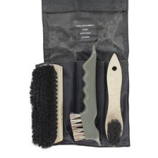 Schoenpoets set Defensie zwart gevuld