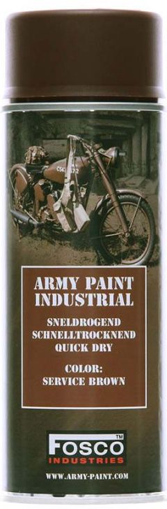 Verf spuitbus 400 ml. bruin, Service Brown