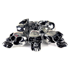 Parakoord armband Skull bedels verchroomd #1