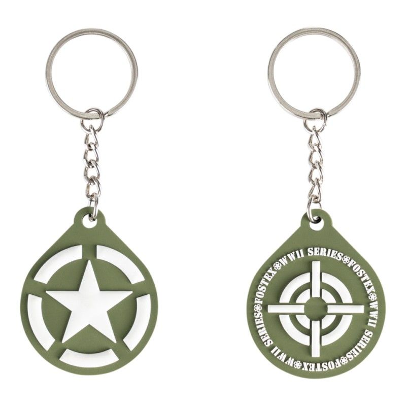 Sleutelhanger 3D PVC Allied Star Fostex WW2 Series