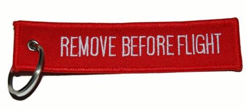Sleutelhanger Remove Before Flight (2-zijdes)