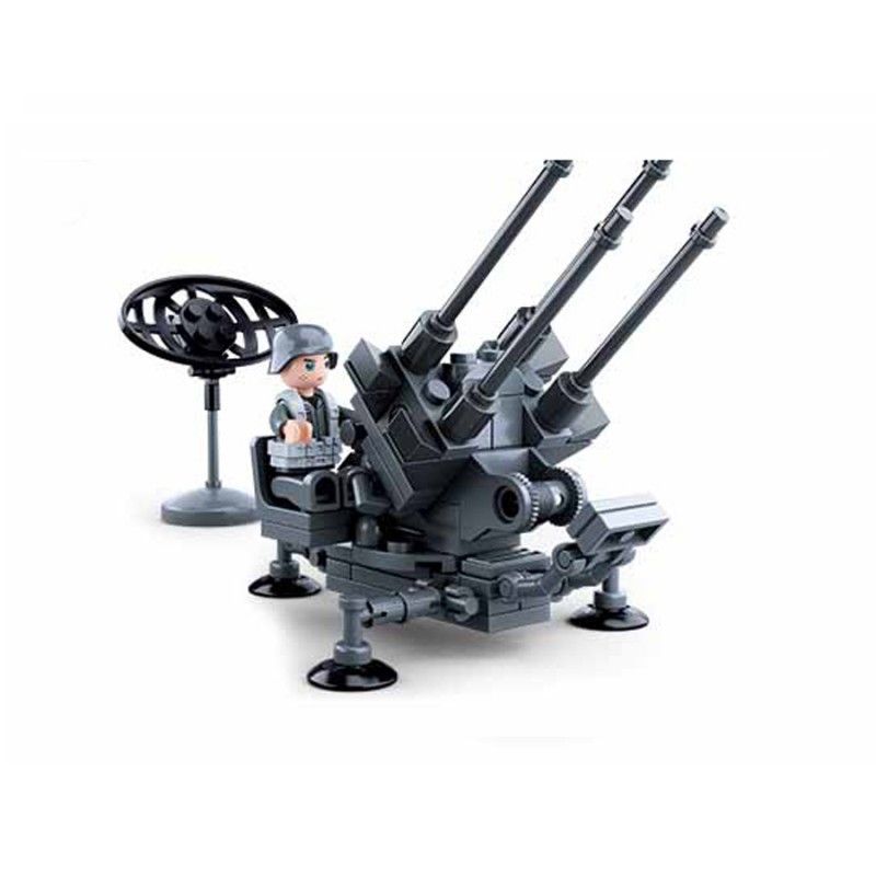 Sluban bouwstenen Anti-aircraft Mortier